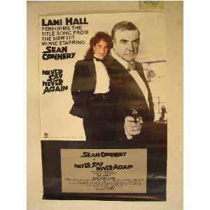  Connery Poster James Bond Lani Hall Never Say Neve 