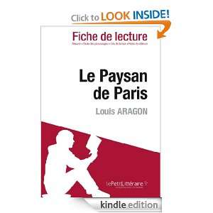 Le Paysan de Paris de Louis Aragon (Fiche de lecture) (French Edition 