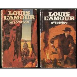 LOUIS LAMOUR ~ MILO TALON & MILKENNY~ Lot of 2 Paperback Books LOUIS 