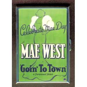 MAE WEST GOIN TO TOWN 35 ID Holder Cigarette Case or Wallet Made in 