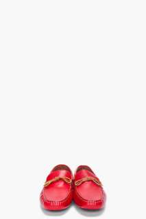 Dsquared2 Red Vacchetta Car Shoes for men  