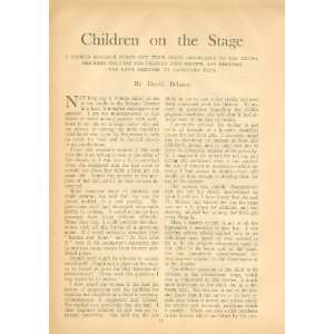  1919 Child Actors Maude Adams Elsie Leslie Effie Shannon 