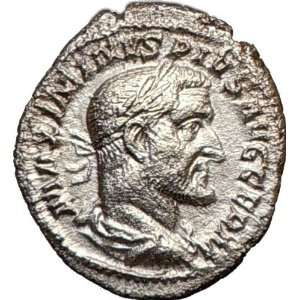  MAXIMINUS I 236AD Ancient Authentic SILVER Roman Coin Maximinus 