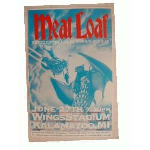  Meatloaf Handbill Meat Loaf Poster 