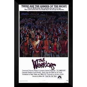   The Warriors FRAMED 27x40 Movie Poster Michael Beck