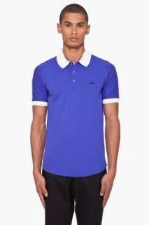 Slvr Purple Raglan Polo for men  