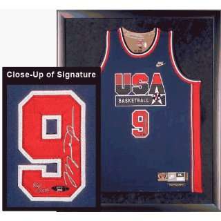 Signed Michael Jordan Uniform   1992 USA Navy  Special Edition (Framed 