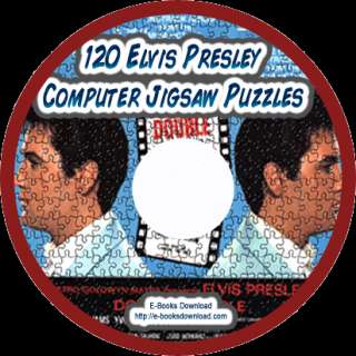 100+ ELVIS Presley Computer JigSaw Puzzles CD New  