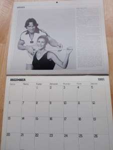   SCHWARZENEGGER bodybuilding muscle calendar with workout exercises