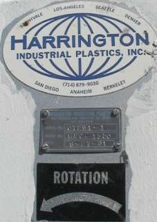 FRP Chemical Fume Exhaust Scrubber Harrington+50hp fan  