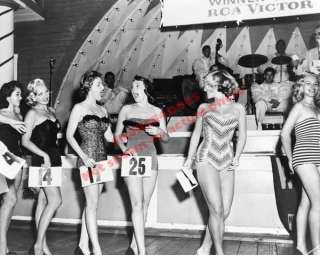 1956 MISS COLOR TV BEAUTY CONTEST Pageant Photo  