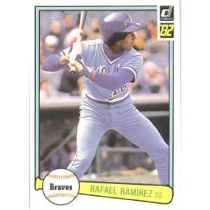  1982 Donruss # 546 Rafael Ramirez Atlanta Braves Baseball 