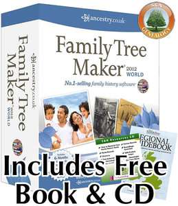 Family Tree Maker 2012 World Edition + Free Regional Guidebook 