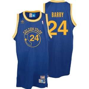 Rick Barry Jersey adidas Blue Throwback Swingman #24 Golden State 