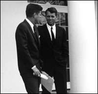  General Robert F. Kennedy and his brother, President John F. Kennedy 