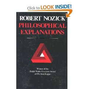  Philosophical Explanations Robert Nozick Books