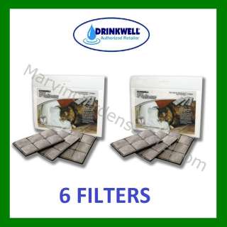 DRINKWELL PLATINUM REPLACEMENT FILTER 2x3pks 6 FILTERS  