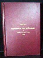1909 New York City Taxes, Assessments, Finance Report  