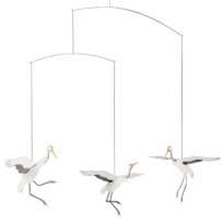 Flensted Dance of Cranes Bird Hanging Baby Mobile Art  
