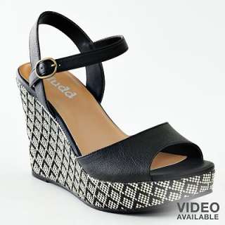 Mudd Platform Wedge Sandals