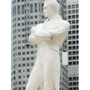 Statue of Sir Stamford Raffles, Raffles Landing Site, Singapore, South 
