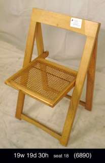 Wooden Cane Seat Folding Chair (6890)*.  