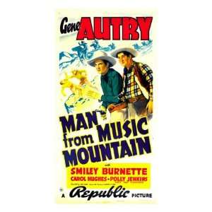  Man from Music Mountain, Gene Autry, Smiley Burnette, 1938 