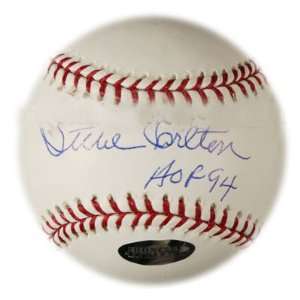 Steve Carlton Autographed Baseball with HOF 94 Inscription