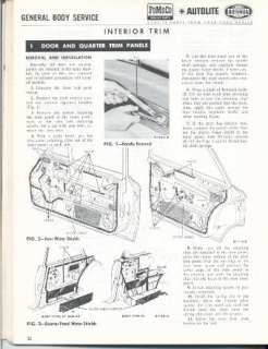 61 62 63 64 65 FORD FALCON BODY PARTS and ADJUST BOOK  