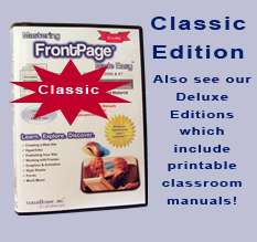 Microsoft FrontPage 2003/2002 Training Tutorial Course  