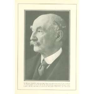  1924 Print Author Thomas Hardy at Age 84 
