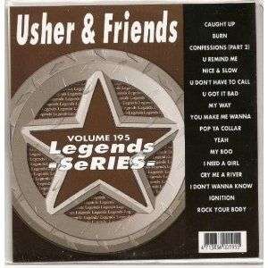 Usher & Friends Legends Karaoke CDG #195 17 Songs NEW  