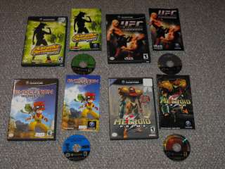 Lot of 16 Nintendo Gamecube Games Some Rare Mega Man UFC Tetris 