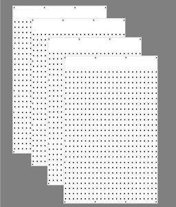 PLASTIC PEGBOARD, GARAGE, WORKBENCH, HAND TOOL STORAGE  