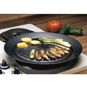 New Chefmaster KTGR5 13 Inch Smokeless Stovetop Barbecue Grill   Free 