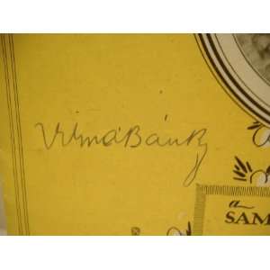 Banky, Vilma Sheet Music Signed Autograph Marie The Awakening 1928
