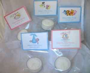 Classic Pooh Baby Shower Tea Light Candle Favors  