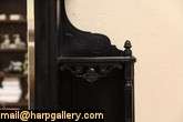 Victorian Ebonized Cherry Etagere Curio Display  