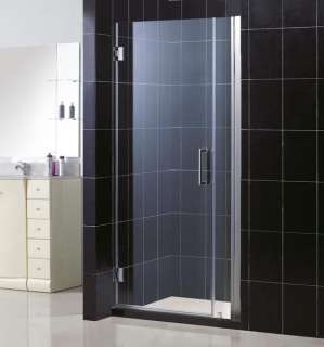   36 UNIDOOR 3/8 GLASS FRAMELESS PIVOT SHOWER DOOR CUSTOM SIZE  