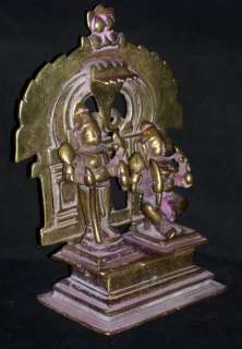   Traditional Indian Bronze Statue God Shiva And Shakti Collectible