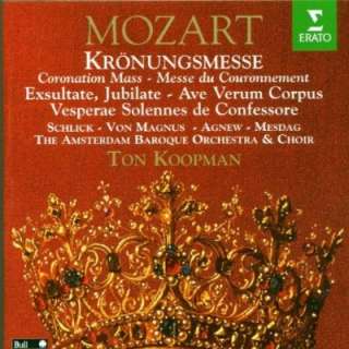  Wolfgang Amadeus Mozart Kronungsmesse (Coronation Mass) Wolfgang 