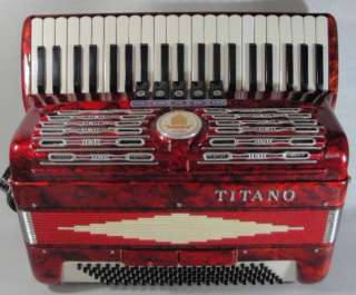 TITANO PIANO ACCORDION 120 BASS MUSETTE  