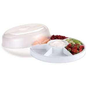 Chill and Serve 1015 4 Piece Iceless Platter  Kitchen 