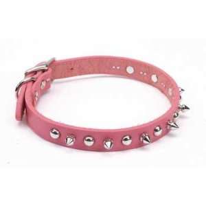   Collar 5/8x14 Pink (Catalog Category Dog / Leather Collars Leads