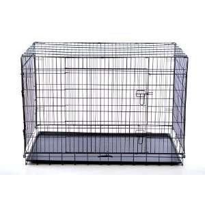   Door Dog Pet Bed House Folding Metal Crate Cage Kennel