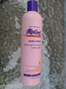 Motions Hair Lotion Light Oil Moisturizer.  