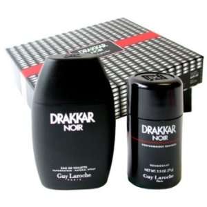 Drakkar Noir by Guy Laroche for Men   2 pc Gift Set 3.4 oz EDT and 2.5 