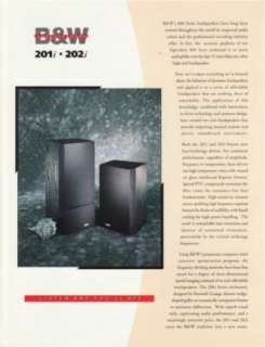 201i & 202i Speaker Brochure 1994  