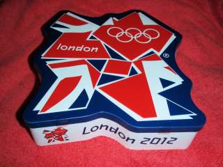 LONDON 2012 Biscuit Tin   Empty   made by Marks & Spencer featuring 