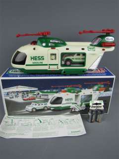 2001 HESS AMERADA Toy Helicopter Motorcycle & Cruiser  
